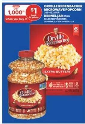 Orville Redenbacher Microwave Popcorn