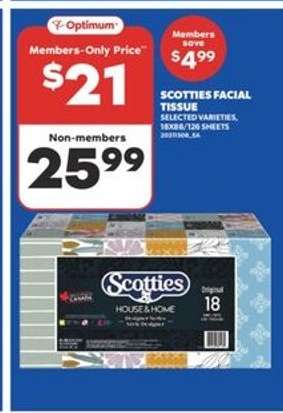 Scotties Facial Tissue
