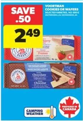VOORTMAN COOKIES OR WAFERS