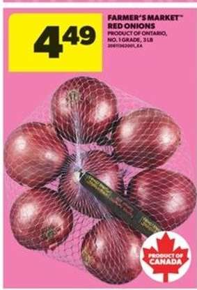 Farmer's Market Red Onions