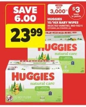Huggies Natural Care Baby Wipes