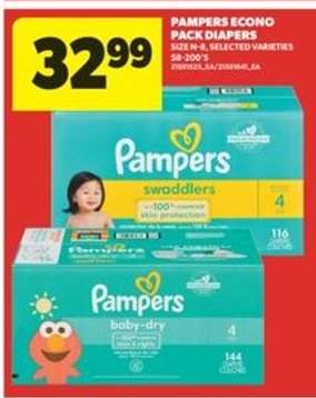 PAMPERS ECONO PACK DIAPERS