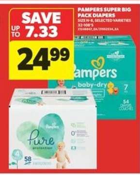 Pampers Super Big Pack Diapers