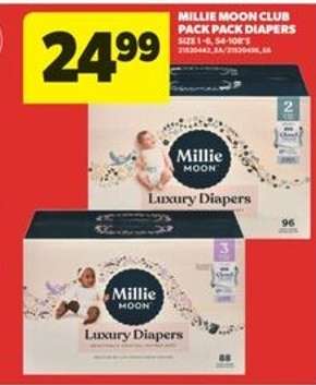 Millie Moon Club Pack Pack Diapers