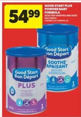 Good Start Plus Powder Baby Formula
