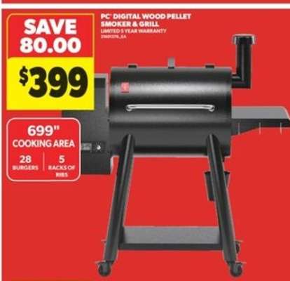 PC® Digital Wood Pellet Smoker & Grill