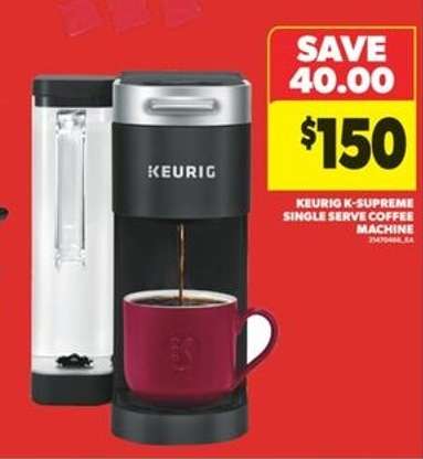 Keurig K-Supreme Single Serve Coffee Machine
