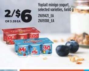 YOPLAIT MINIGO YOGURT