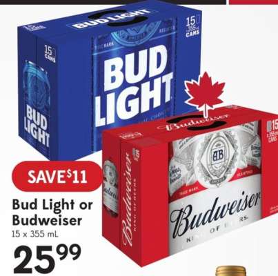 Bud Light or Budweiser