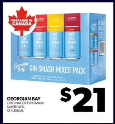 Georgian Bay Gin Smash Mixed Pack
