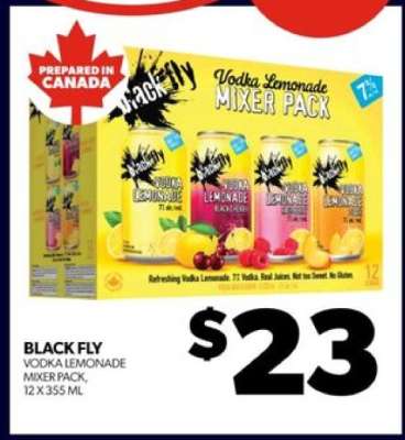 BLACK FLY VODKA LEMONADE MIXER PACK
