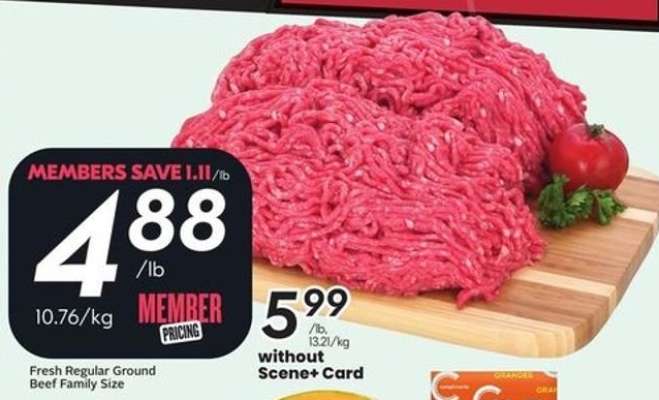 Fresh Regular Ground Beef Family Size