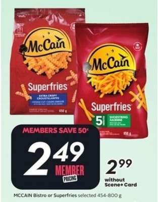 MCCAIN Bistro or Superfries