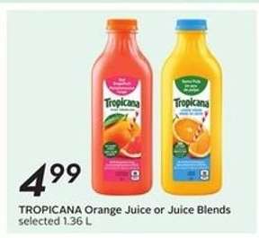 TROPICANA Orange Juice or Juice Blends