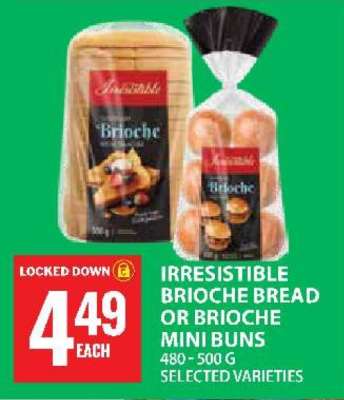 Irresistible Brioche Bread or Brioche Mini Buns