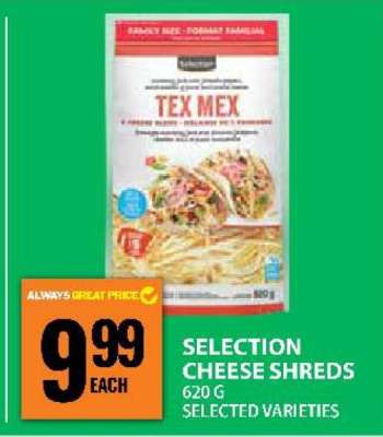 SELECTION CHEESE SHREDS