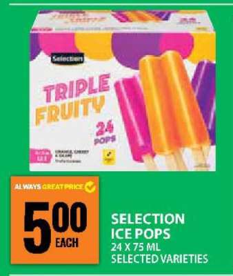 SELECTION ICE POPS