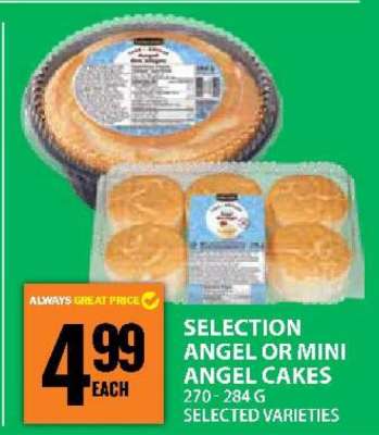 Selection Angel or Mini Angel Cakes