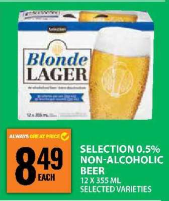 Selection 0.5% Non-Alcoholic Beer