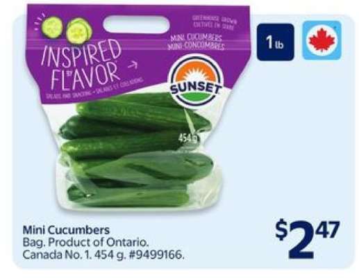 MINI CUCUMBERS
