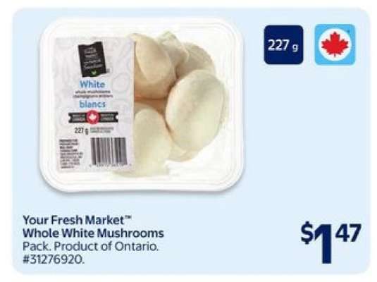Your Fresh Market™ Whole White Mushrooms