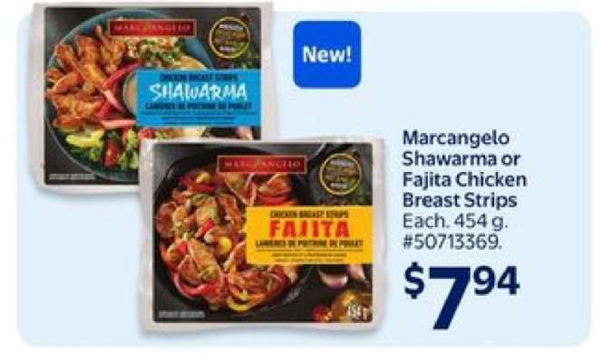 Marcangelo Shawarma or Fajita Chicken Breast Strips