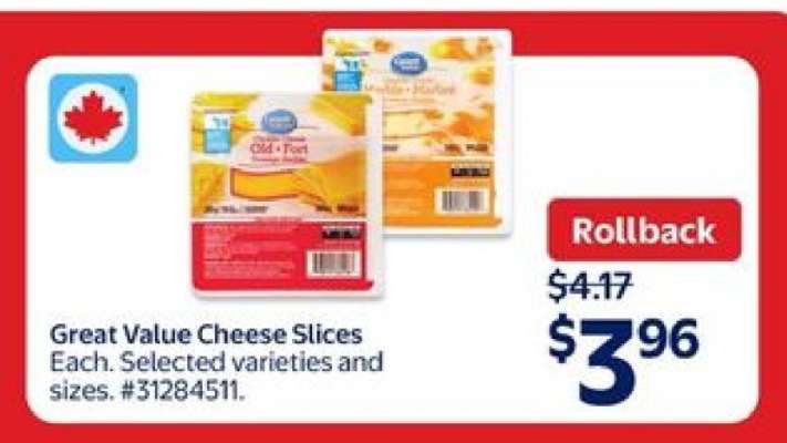 Great Value Cheese Slices