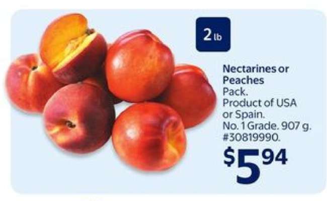 NECTARINES OR PEACHES