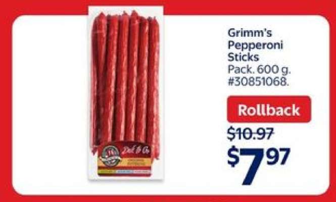 Grimm's Pepperoni Sticks