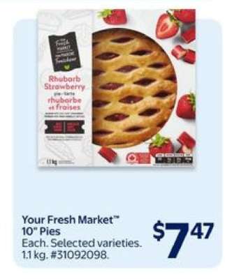 Your Fresh Market™ 10" Pies