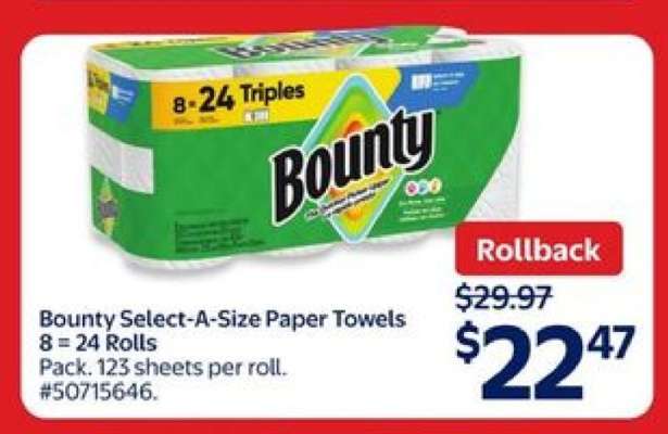 Bounty Select-A-Size Paper Towels
