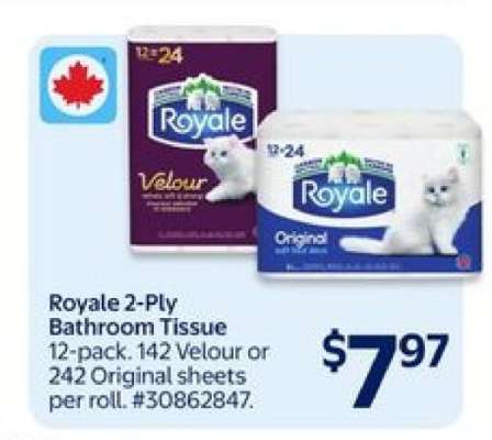 Royale 2-Ply Bathroom Tissue