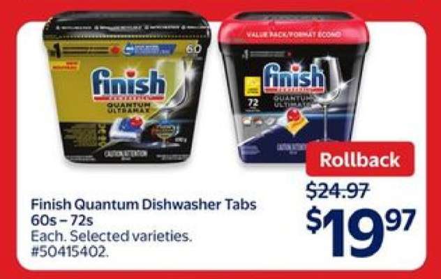 Finish Quantum Dishwasher Tabs