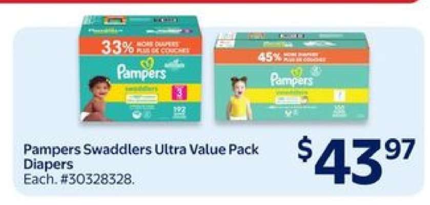Pampers Swaddlers Ultra Value Pack Diapers