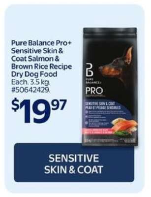 Pure Balance Pro+ Sensitive Skin & Coat Salmon & Brown Rice Recipe Dry Dog Food