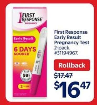 First Response Early Result Pregnancy Test 2-pack