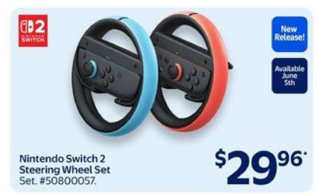 Nintendo Switch 2 Steering Wheel Set