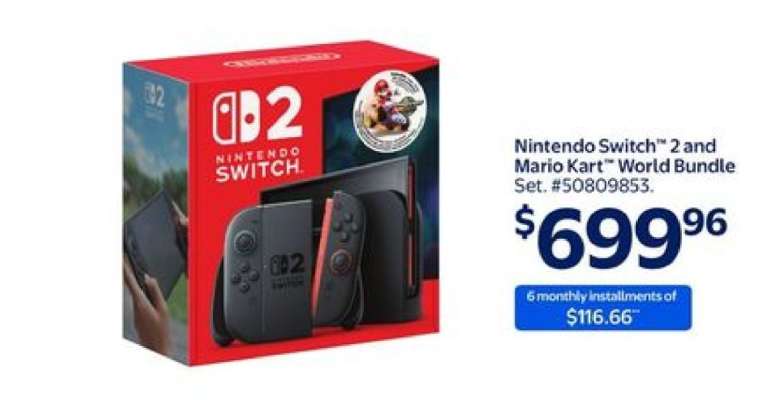 Nintendo Switch 2 and Mario Kart World Bundle Set