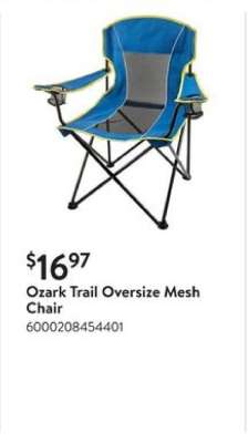 Ozark Trail Oversize Mesh Chair