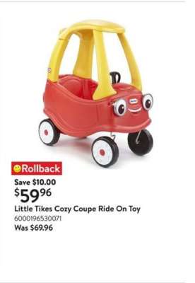 Little Tikes Cozy Coupe Ride On Toy