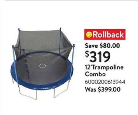 12' Trampoline Combo