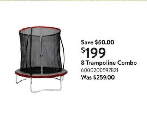 8' Trampoline Combo