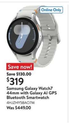 Samsung Galaxy Watch7 44mm with Galaxy AI GPS Bluetooth Smartwatch
