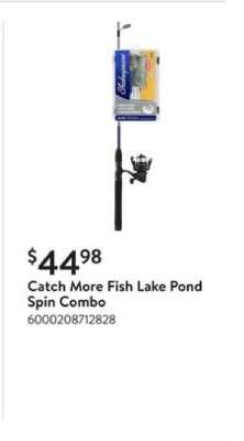 Catch More Fish Lake Pond Spin Combo
