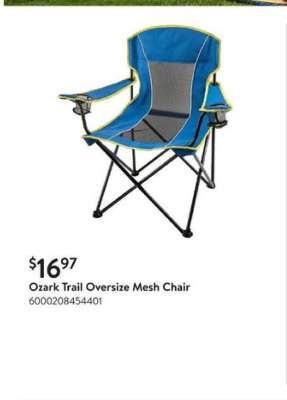 Ozark Trail Oversize Mesh Chair