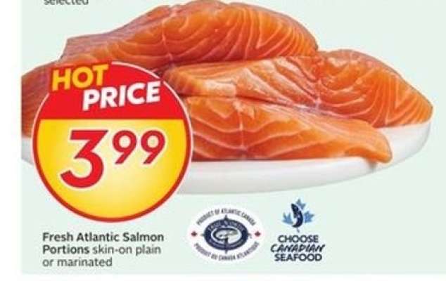 FRESH ATLANTIC SALMON PORTIONS