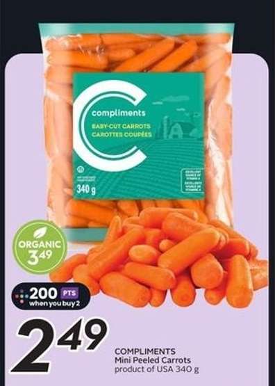 COMPLIMENTS Mini Peeled Carrots