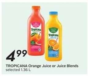 TROPICANA Orange Juice or Juice Blends