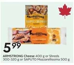 ARMSTRONG Cheese or SAPUTO Mozzarellissima