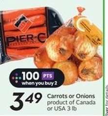 Carrots or Onions